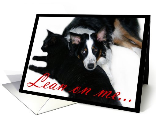 Lean on Me card (473843)