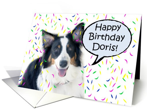 Happy Birthday Aussie, Doris card (487189)