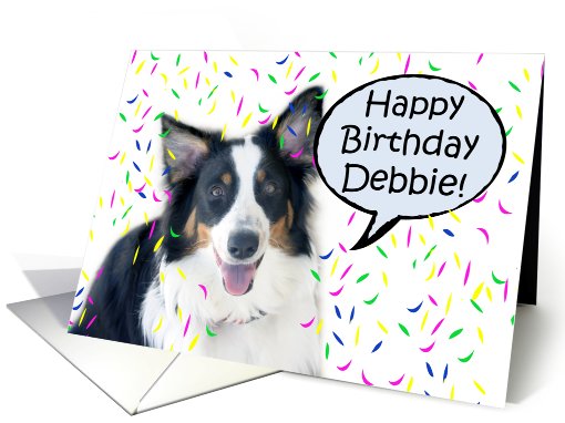 Happy Birthday Aussie, Debbie card (487201)