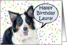 Happy Birthday Aussie, Laura card