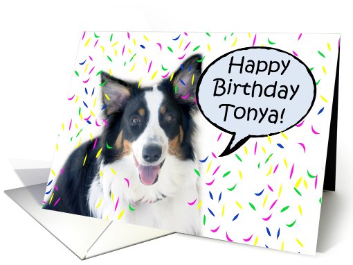 Happy Birthday Aussie, Tonya card (487929)