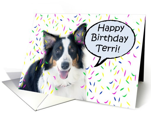 Happy Birthday Aussie, Terri card (487934)