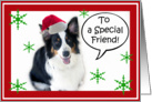 Santa Aussie, Special Friend card