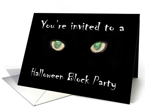 Spooky's Eyes, Halloween Block Party card (489483)