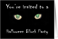 Spooky’s Eyes, Halloween Block Party card