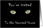 Spooky’s Eyes, Haunted House card