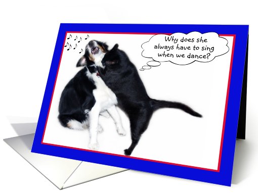 Sing and Dance card (490456)
