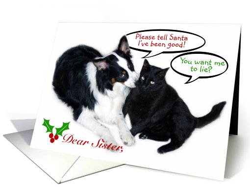 I've Been Good Santa! Sister card (493193)