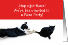 Stop right there! Pizza Party card