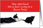 Stop right there! Bunco card