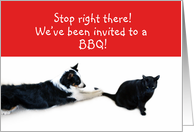 Stop right there! BBQ card