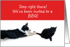 Stop right there! BBQ card