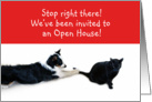 Stop right there! Open House card