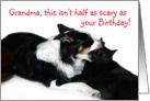 Scary Birthday, Grandma card