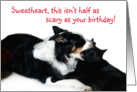 Scary Birthday, Sweetheart card