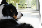 Waiting at the Window, Foster Mom card