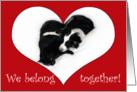 Valentine Heart, Belong Together card