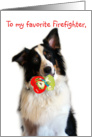 Bringing a Valentine, Firefighter card