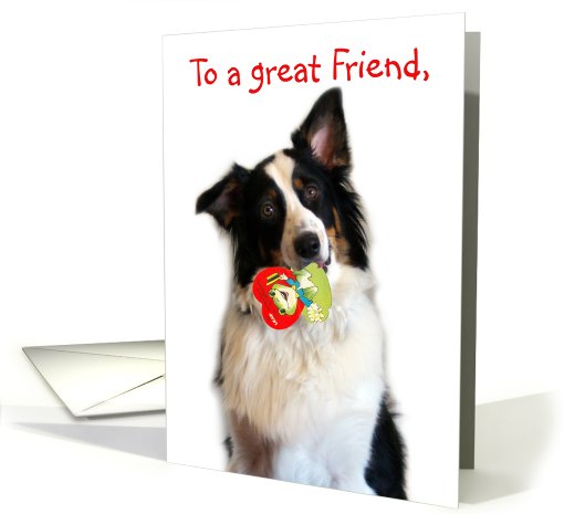 Bringing a Valentine, Friend card (514804)