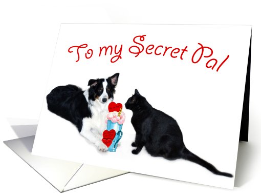 Valentine Shake, Secret Pal card (558062)