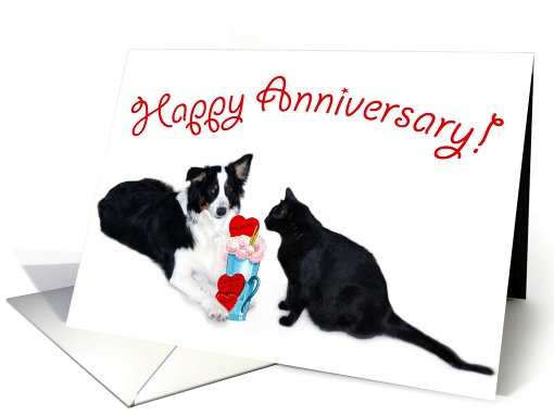 Valentine Shake, Happy Anniversary card (558108)