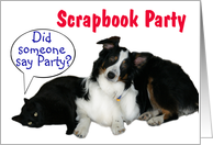 It’s a Party, Scrapbook card