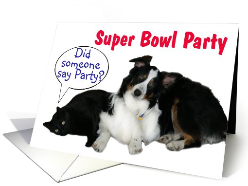 It's a Party, Super Bowl Party card (602942)