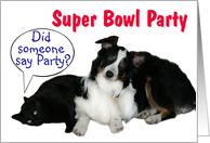 It’s a Party, Super Bowl Party card