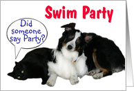 It’s a Party, Swim Party card