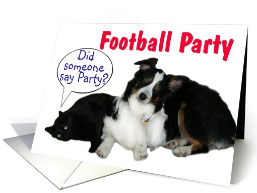 It's a Party, Football Party card (602947)