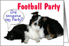 It’s a Party, Football Party card