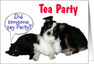 It’s a Party, Tea Party card