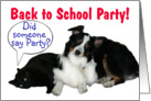 It’s a Party, Back to School card