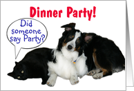 It’s a Party, Dinner Party card