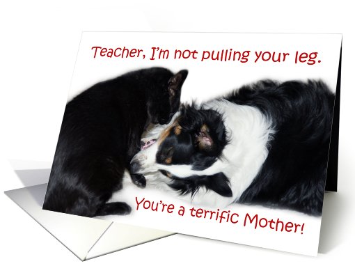 Terrific Mother, Teacher card (606689)