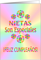 Feliz Cumpleanos - Nieta card