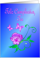 Feliz Cumpleanos - Tia card