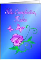 Feliz Cumpleanos - Madre card