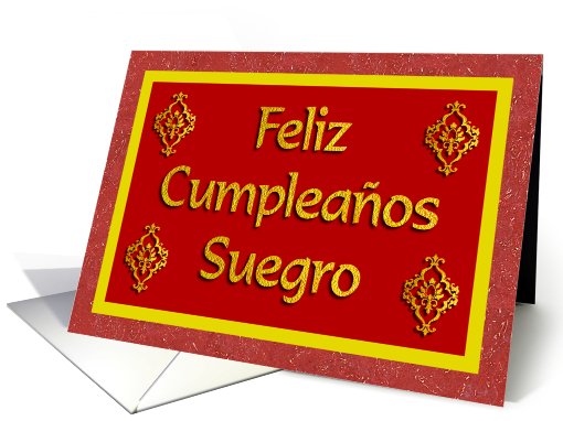 Suegro Feliz Cumpleanos card (483391)