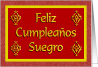 Suegro Feliz Cumpleanos card