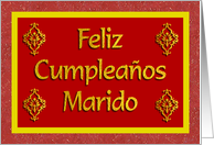 Marido Feliz Cumpleanos card