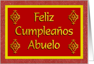 Abuelo Feliz Cumpleanos card