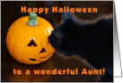 Happy Halloween Aunt card