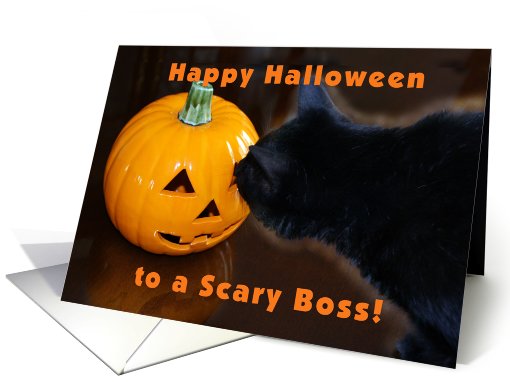 Happy Halloween Boss card (476913)