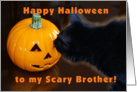 Happy Halloween Brother card