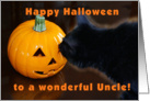 Happy Halloween Uncle card