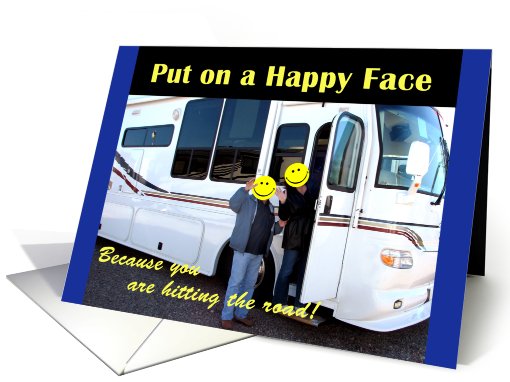 Happy Face on the Road card (484048)