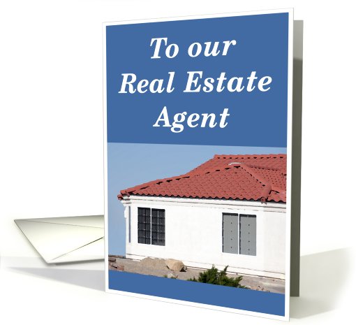 Red Tile,  Our Real Estate Agent card (485170)