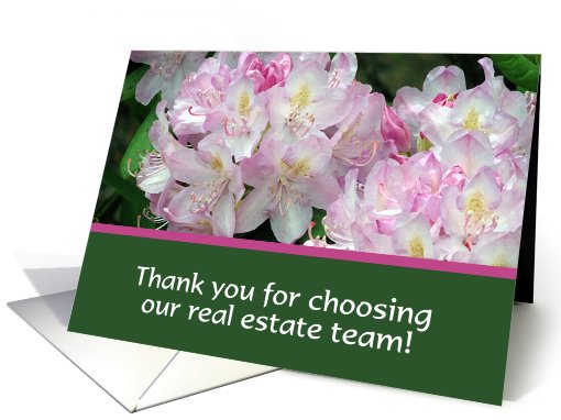 Flowers, Real Estate Team card (485896)