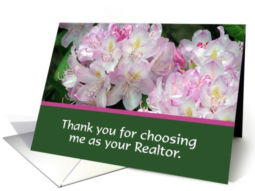 Flowers, Realtor Thanks card (485897)